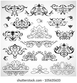 set of graphic elements for design