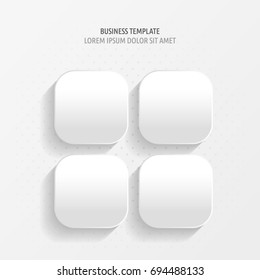 Set of graphic elements and infographics. Decorative Flags. Vector template and background design. Simple infographic and background elements. Elements for presentations.