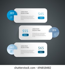 Set of graphic elements and infographics. Decorative Flags. Vector template and background design. Simple Infotainment Elements for presentations, web and design