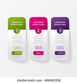 Set of graphic elements and infographics. Decorative Flags. Vector template and background design. Simple Infotainment Elements. Elements for presentations. Simple features for web and webdesign