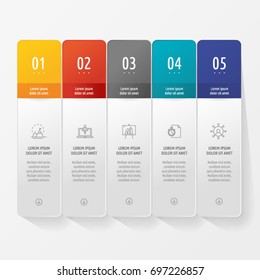 Set of graphic elements and infographics. Decorative Flags. Vector template and background design. Simple Infotainment Elements. Elements for presentations.
Simple features for web and webdesign