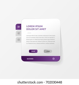 Set of graphic elements and infographics. Decorative Flags. Vector template and background design. Simple Infotainment Elements. Elements for presentations.
Simple features for web and webdesign