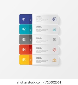 Set of graphic elements and infographics. Decorative Flags. Vector template and background design. Simple Infotainment Elements. Elements for presentations. Simple features for web and webdesign