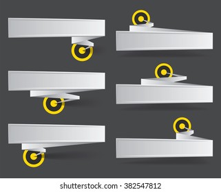 Set of graphic elements for infographics. For various purposes. Vector illustration