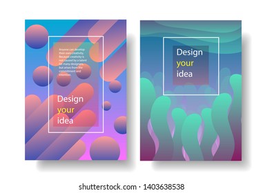 A set of graphic elements. Modern abstract vector as a guide.