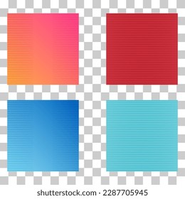 Set of Graphic web background, horizontal line template pattern, cover decor vector illustration .