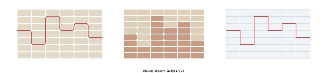 Conjunto de gráficos y gráficos, información sobre gráficos, datos estadísticos. Gráficos empresariales y gráficos de elementos infográficos. Plantillas vectoriales. Visualización de datos. Ilustración de color del vector.