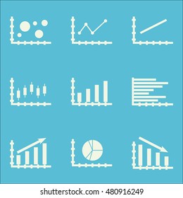 Set Of Graphs, Diagrams And Statistics Icons. Premium Quality Symbol Collection. Icons Can Be Used For Web, App And GUI Design. Vector Illustration, EPS10. Set Of Graphs, Diagrams And Statistics Icons. Premium Quality Symbol Collection. Icons Can Be Used For Web, App And GUI Design. Vector Illustration, EPS10.