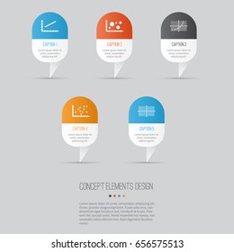 Set Of Graphs, Diagrams And Statistics Icons. Premium Quality Symbol Collection. Icons Can Be Used For Web, App And UI Design.