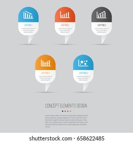 Set Of Graphs, Diagrams And Statistics Icons. Premium Quality Symbol Collection. Icons Can Be Used For Web, App And UI Design.