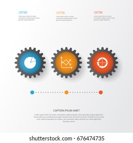 Set Of Graphs, Diagrams And Statistics Icons. Premium Quality Symbol Collection. Icons Can Be Used For Web, App And UI Design.