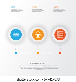 Set Of Graphs, Diagrams And Statistics Icons. Premium Quality Symbol Collection. Icons Can Be Used For Web, App And UI Design.