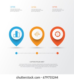 Set Of Graphs, Diagrams And Statistics Icons. Premium Quality Symbol Collection. Icons Can Be Used For Web, App And UI Design.