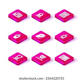 Set Grave with tombstone, Coffin, Funeral urn, cross, Beat dead monitor, Obituaries and  icon. Vector