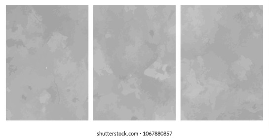 a set of gray textures of concrete or marble. Modern design background for wedding, invitation, web, banner, card, pattern, wallpaper vector illustration. 