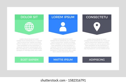 Set of green and black, blue elements for infographic presentation slides with charts, graphs, steps, timeline, arrows, number options.