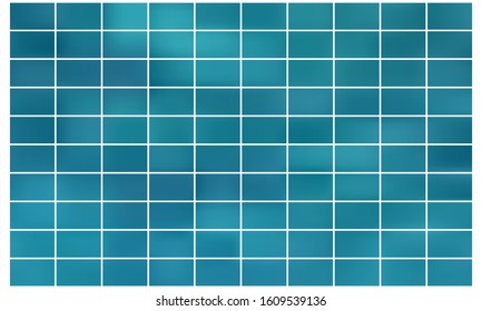 Set of green and blue vector gradients. Collection of nice looking and stylish rectangles.