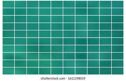Set of green and blue vector gradients. Collection of nice looking and stylish rectangles.