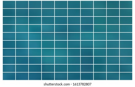 Set of green and blue vector gradients. Collection of nice looking and stylish rectangles.