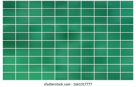 Satz von grünen und blauen Vektorillustrationen. Kollektion von schönen und stilvollen Rechtecken.
