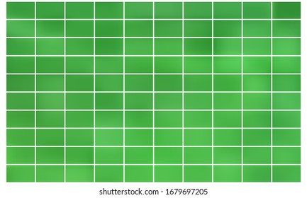 Satz von grünen und blauen Vektorgradienten. Kollektion von schönen und stilvollen Rechtecken.