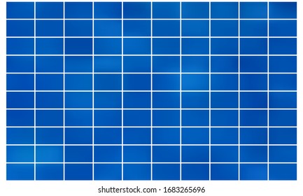 Conjunto de degradados vectoriales verdes y azules. Colección de elegantes rectángulos de diseño.