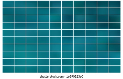 Conjunto de degradados vectoriales verdes y azules. Colección de elegantes rectángulos de diseño.