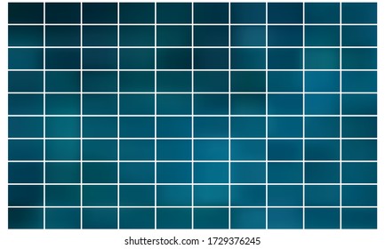 Conjunto de gradientes vectoriales verdes y azules. Colección de rectángulos elegantes y de diseño.