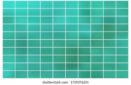 Set of green and blue vector gradients. Collection of nice looking and stylish rectangles.