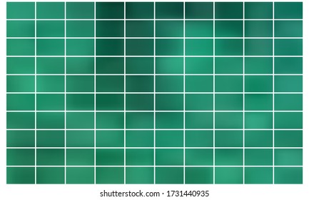 Conjunto de gradientes vectoriales verdes y azules. Colección de rectángulos elegantes y de diseño.