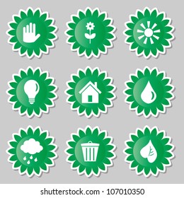 A set of green ecological labels