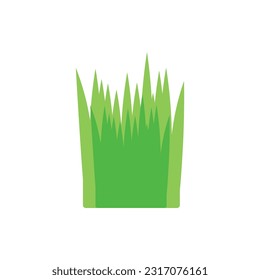 set green grass vector illustration