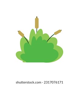 ilustración de vector de césped verde