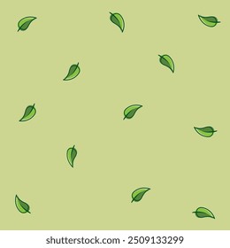 Set of green leaf icons. Green color. Leafs green color icon logo