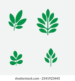 A set of green leaves and leaves free download