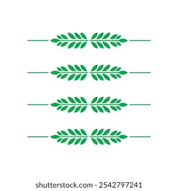 A set of green leaves and leaves free download