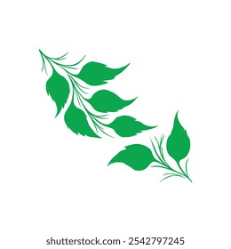 A set of green leaves and leaves free download