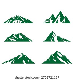 set green mountain peak logo