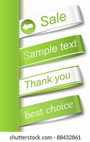 set green stickers