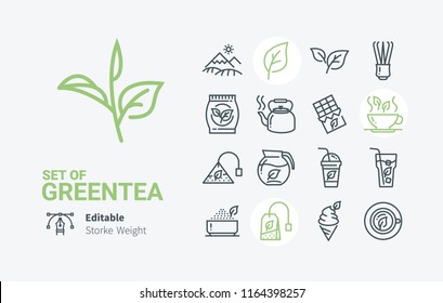 Set Of Green Tea 02