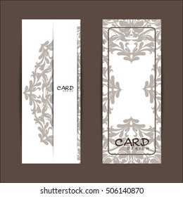 set of greeting cards design