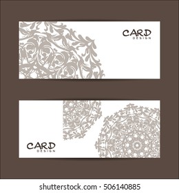 set of greeting cards design