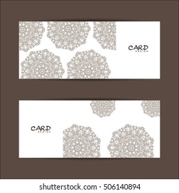 set of greeting cards design