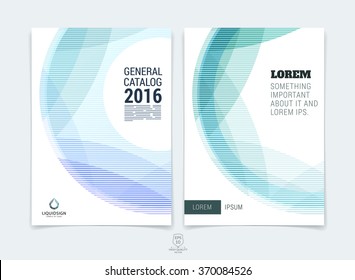 Set of grey abstract colorful layout brochure, magazine, flyer design, cover or report in A4 with  geometric round circle shapes. Vector Illustration.