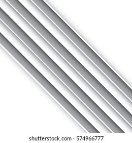 A set of grey abstract vector stripes. This unique background would be suitable for use as wrapping paper or as a textile pattern.