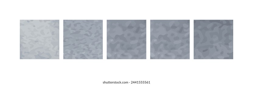 Set of grey stone. Bricks design. Vector.

