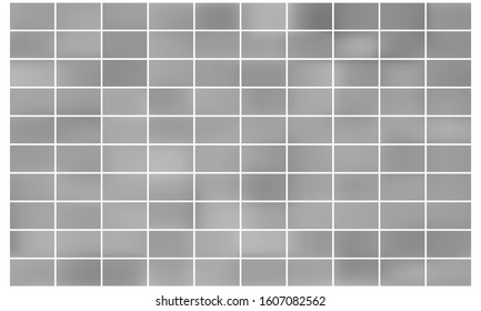 Set of grey vector gradients. Collection of nice looking and stylish rectangles.