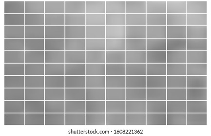 Set of grey vector gradients. Collection of nice looking and stylish rectangles.