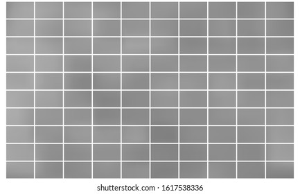 Set of grey vector gradients. Collection of nice looking and stylish rectangles.