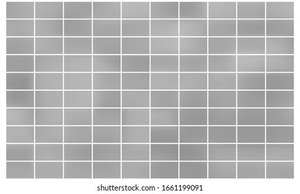 Set of grey vector gradients. Collection of nice looking and stylish rectangles.